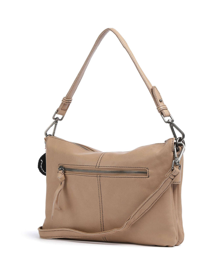 FredsBruder Take A Smile Shoulder bag milk coffee