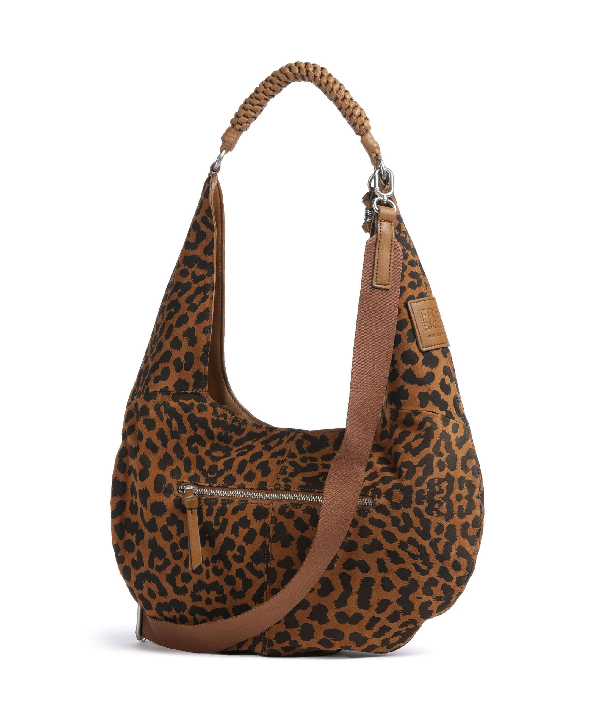 FredsBruder For Lovers Midi Hobo bag leo print