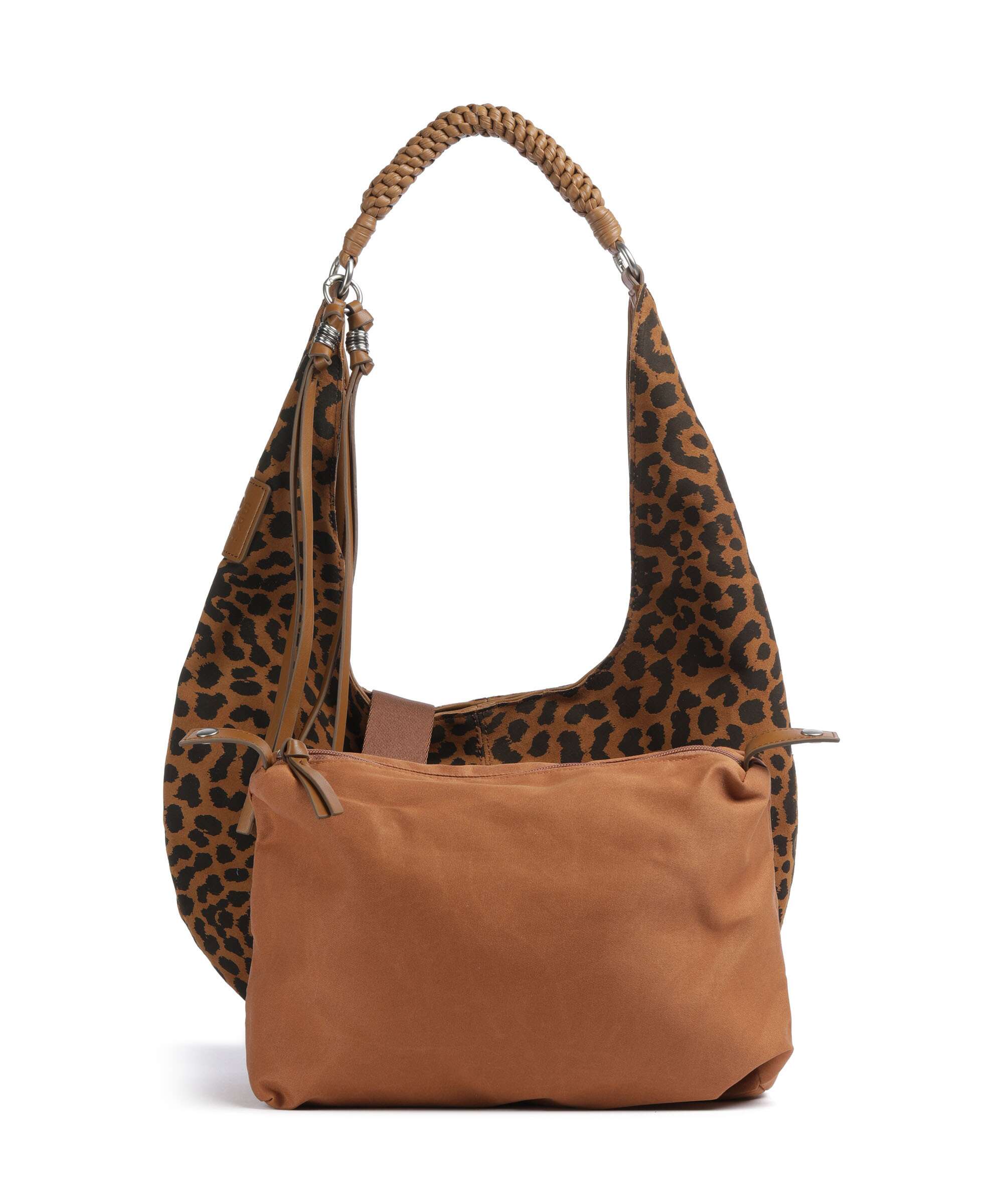 FredsBruder For Lovers Midi Hobo bag leo print