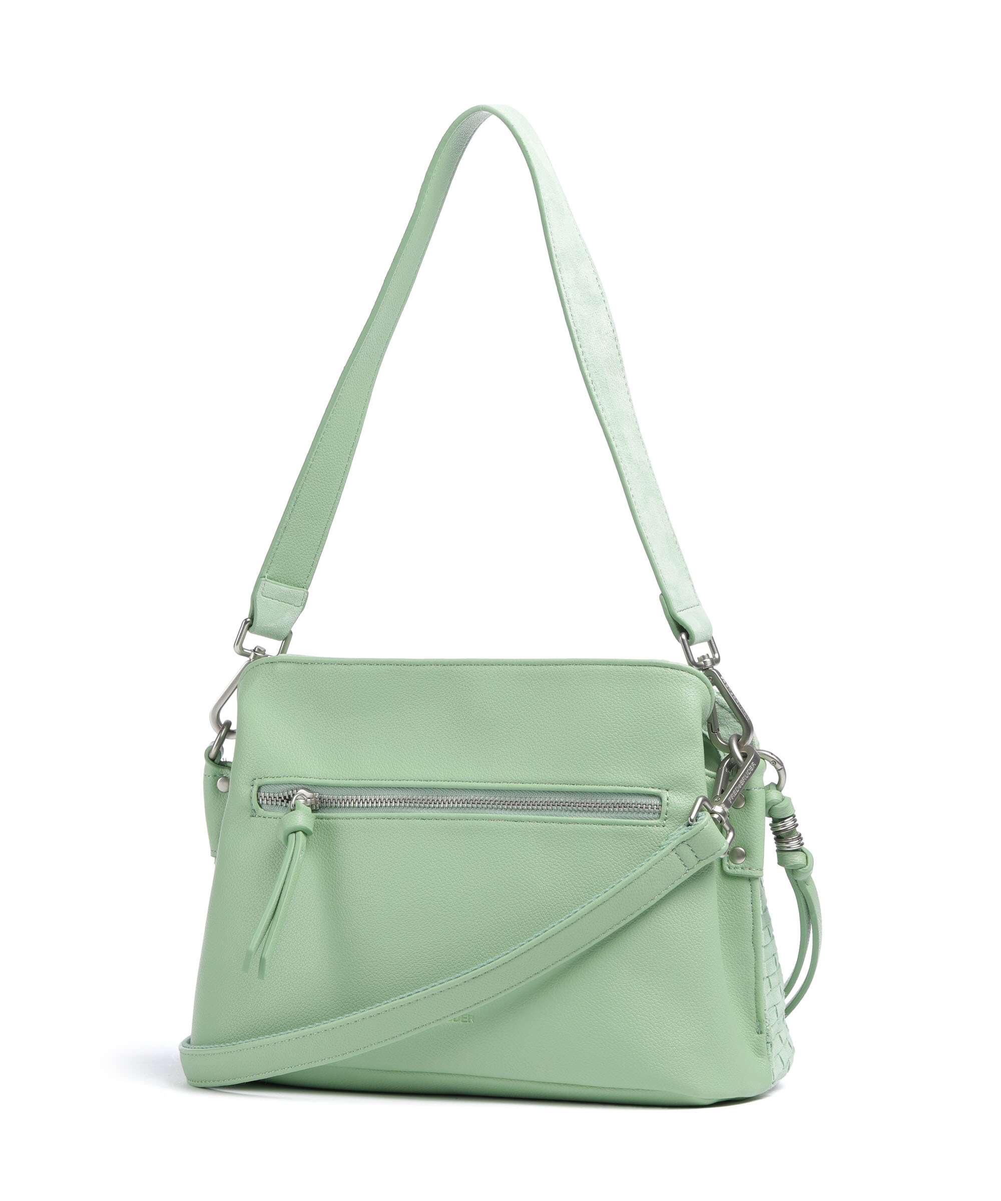 FredsBruder Weave Harmony Midi Shoulder bag fresh mint