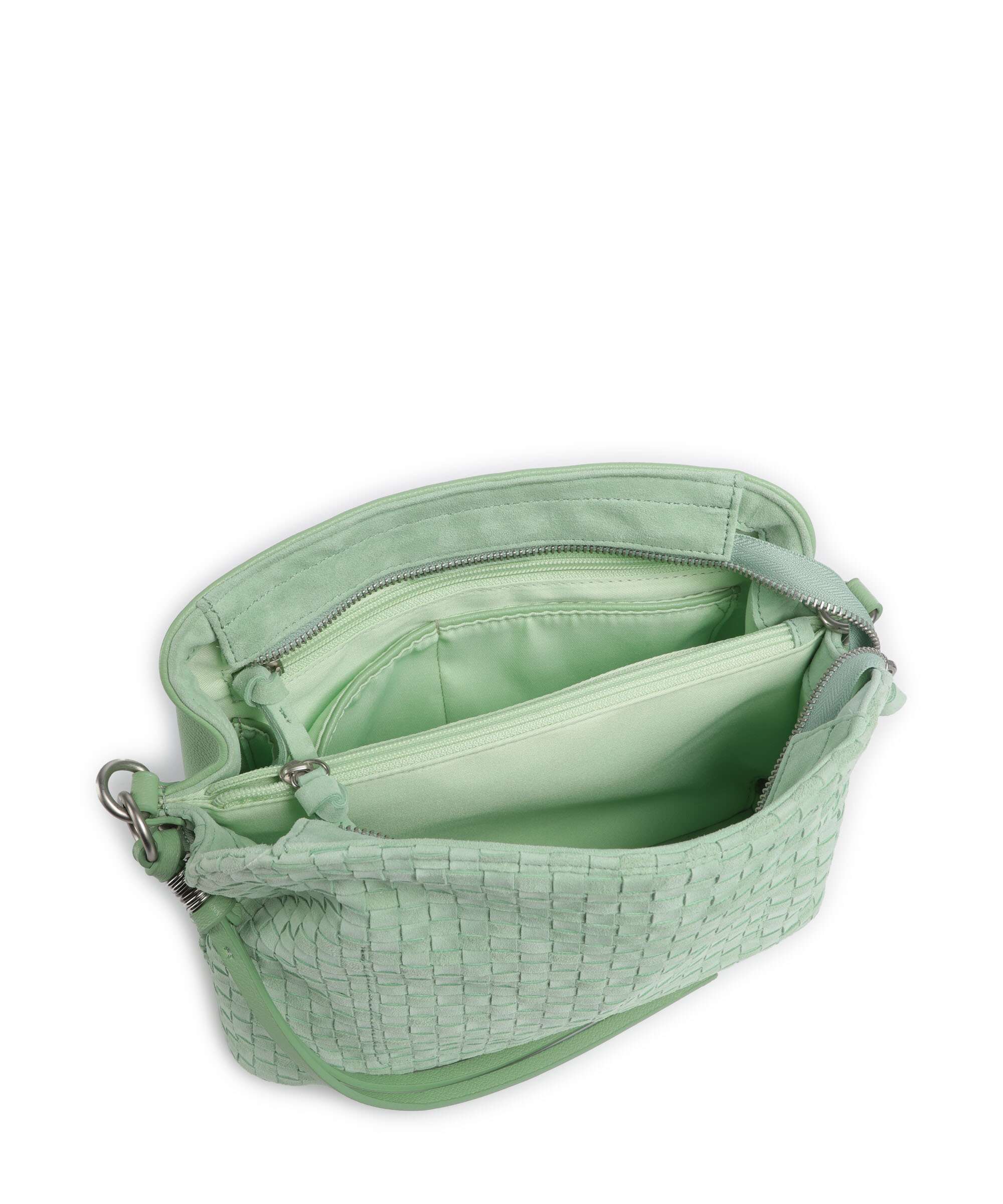 FredsBruder Weave Harmony Midi Shoulder bag fresh mint