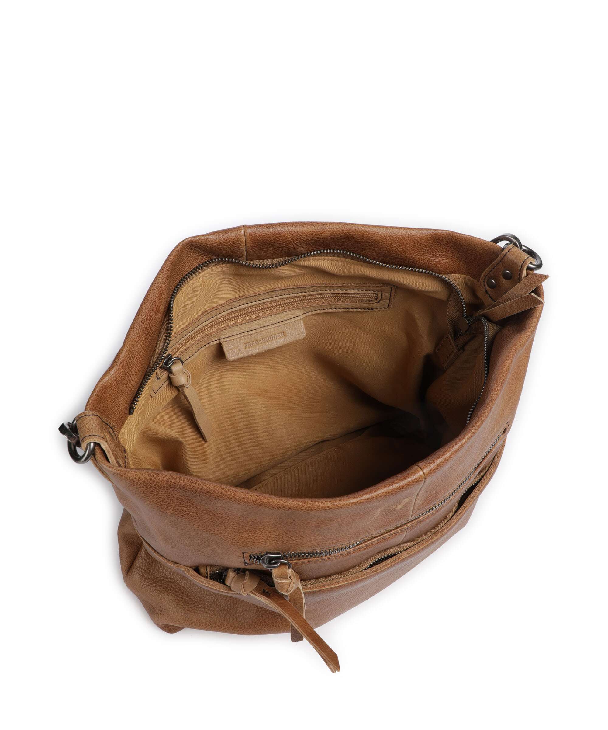 FredsBruder My Old Friend Hobo bag caramel