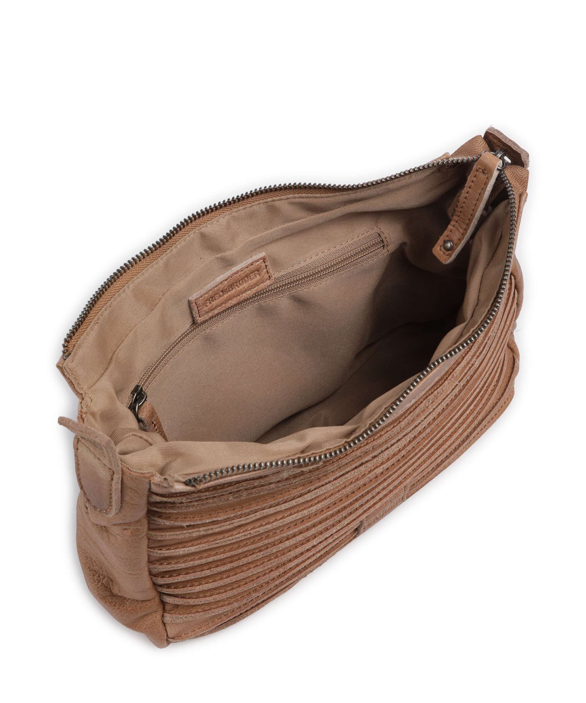 FredsBruder Bestseller Riffel Likely Crossbody bag caramel