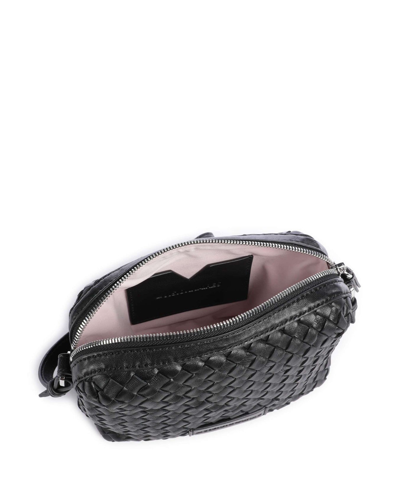 Les Visionnaires Lynn Weave Silky Crossbody bag black