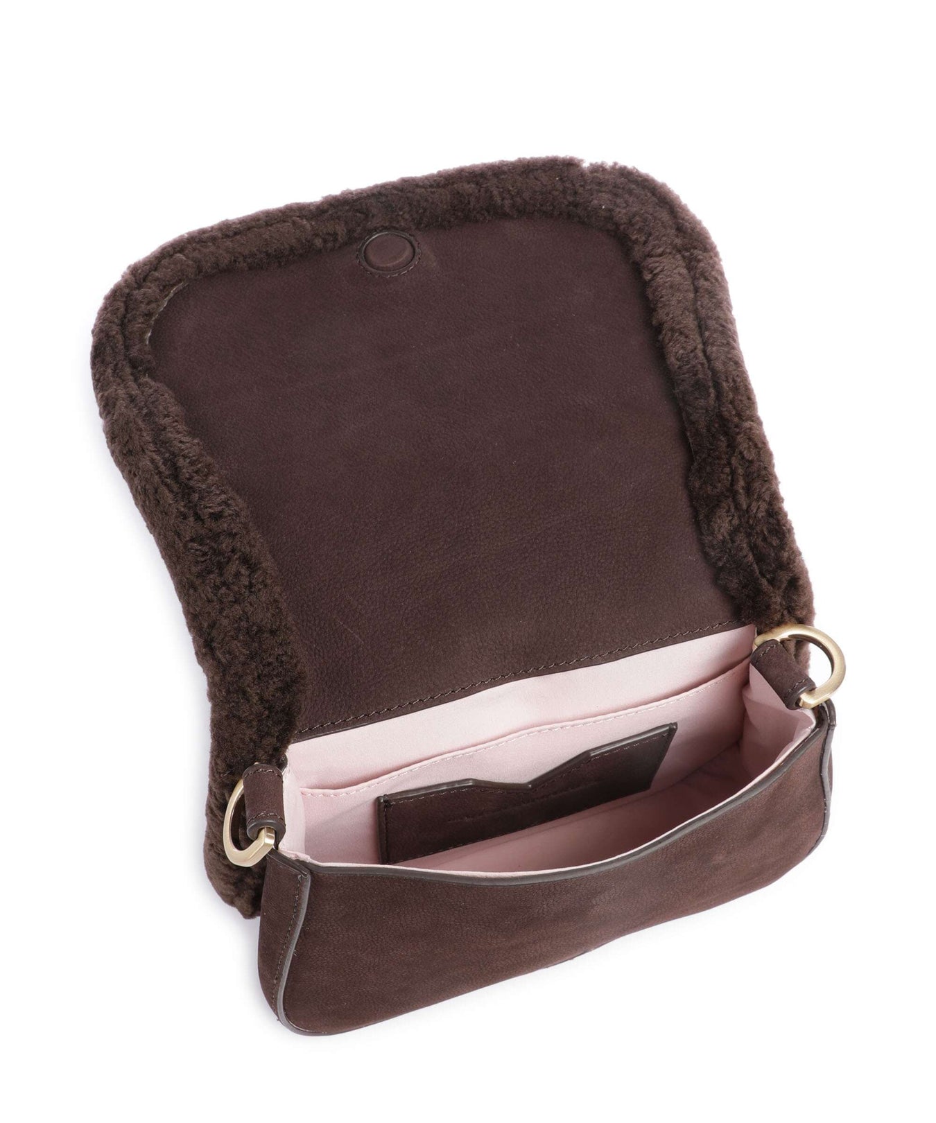 Les Visionnaires Elli Teddy Shoulder bag pecan