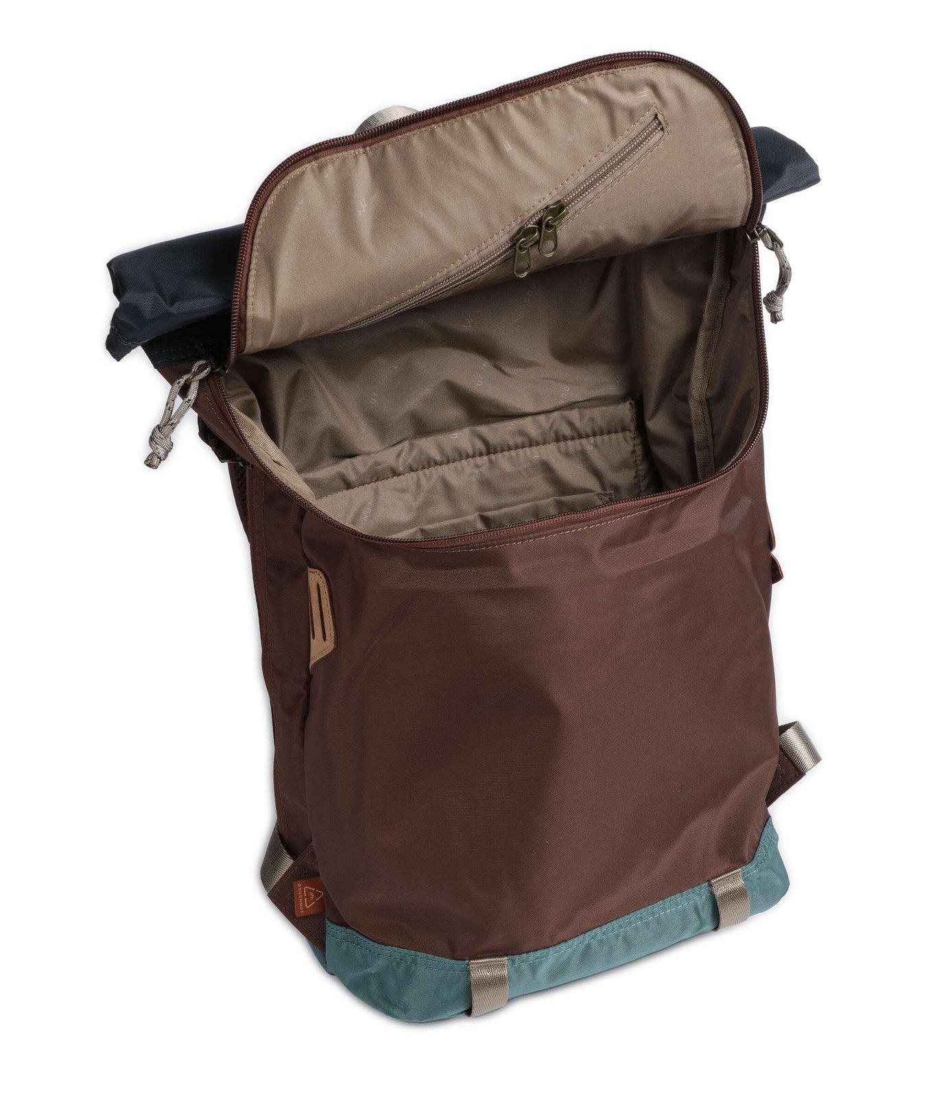 Doughnut Jungle Christopher Small Rolltop backpack brown