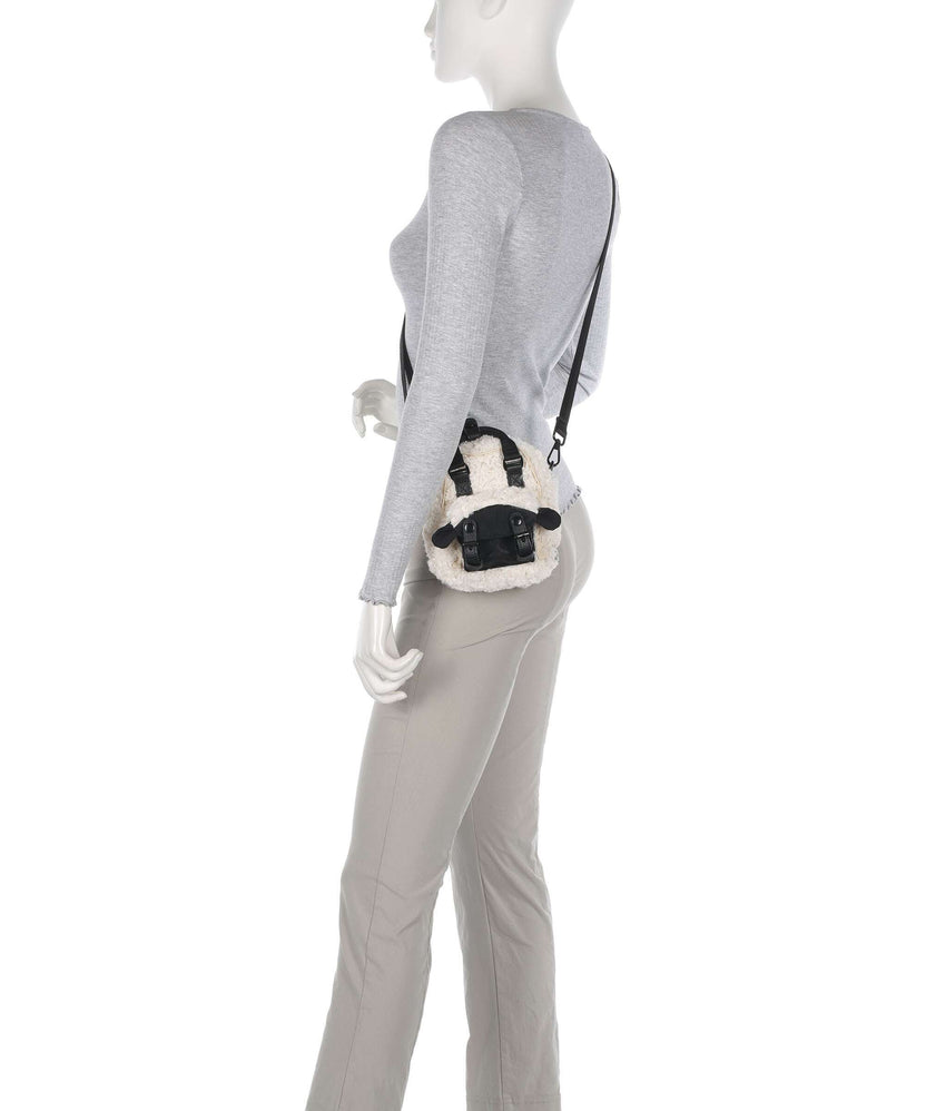 Doughnut Fairies & Friends Macaroon Tiny Crossbody bag white/black