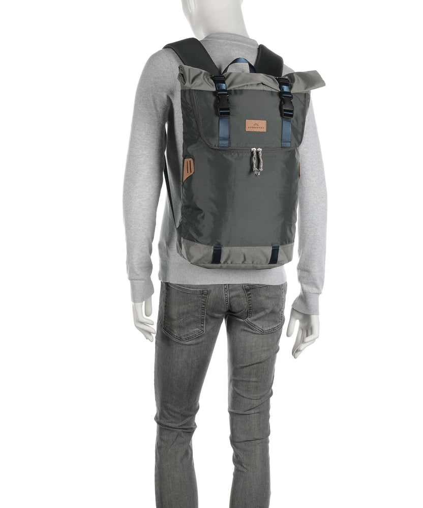 Doughnut Euro Christopher Rolltop backpack grey