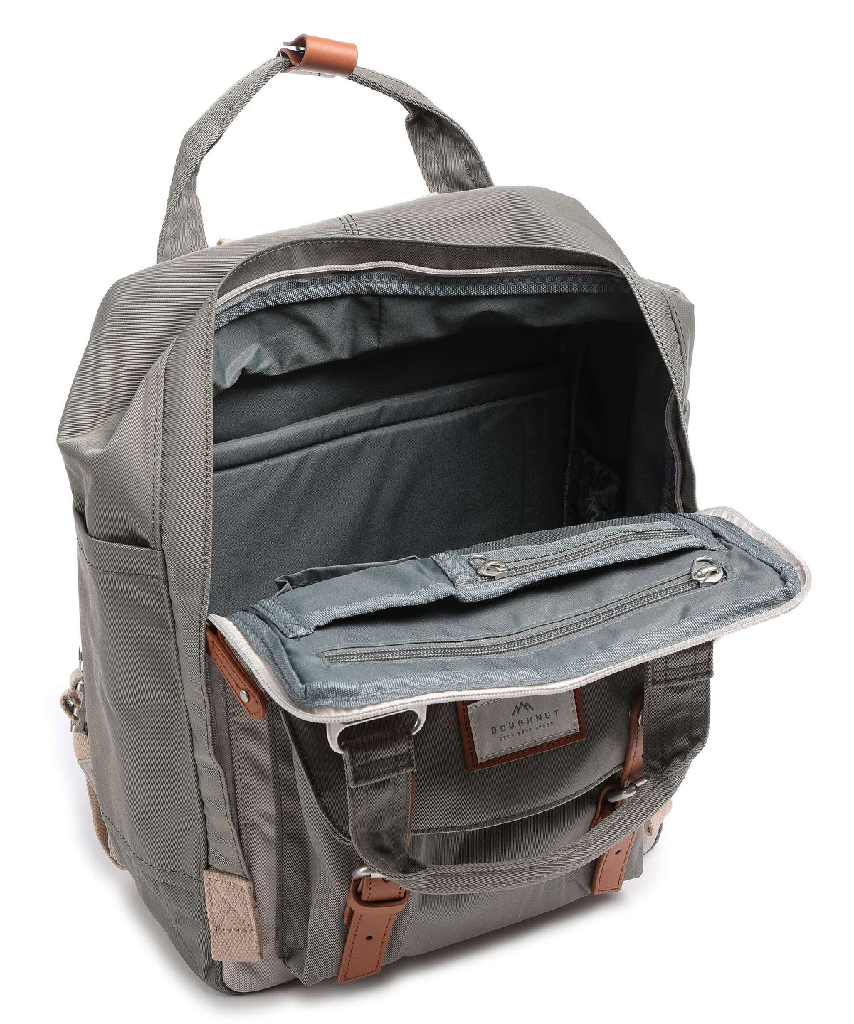 Doughnut Macaroon Backpack ivory/light grey