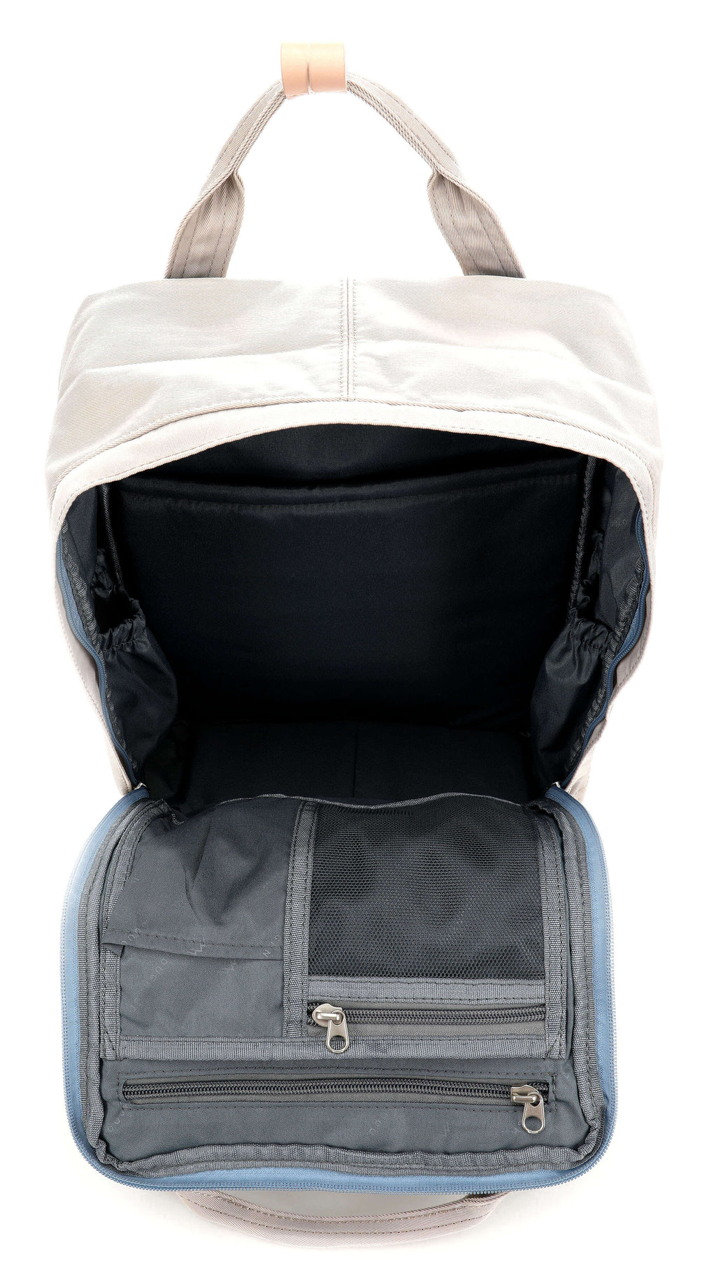 Doughnut Macaroon Backpack light blue/ivory