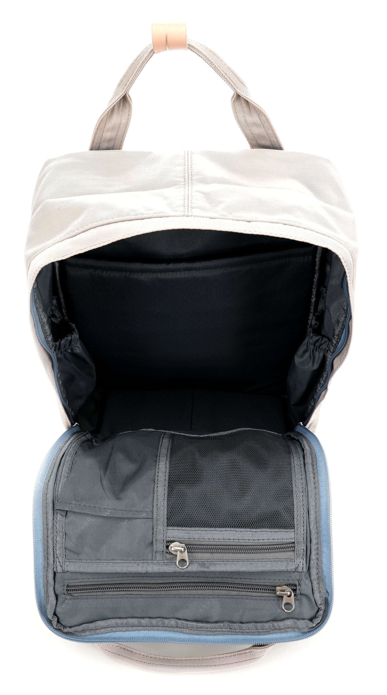 Doughnut Macaroon Backpack light blue/ivory