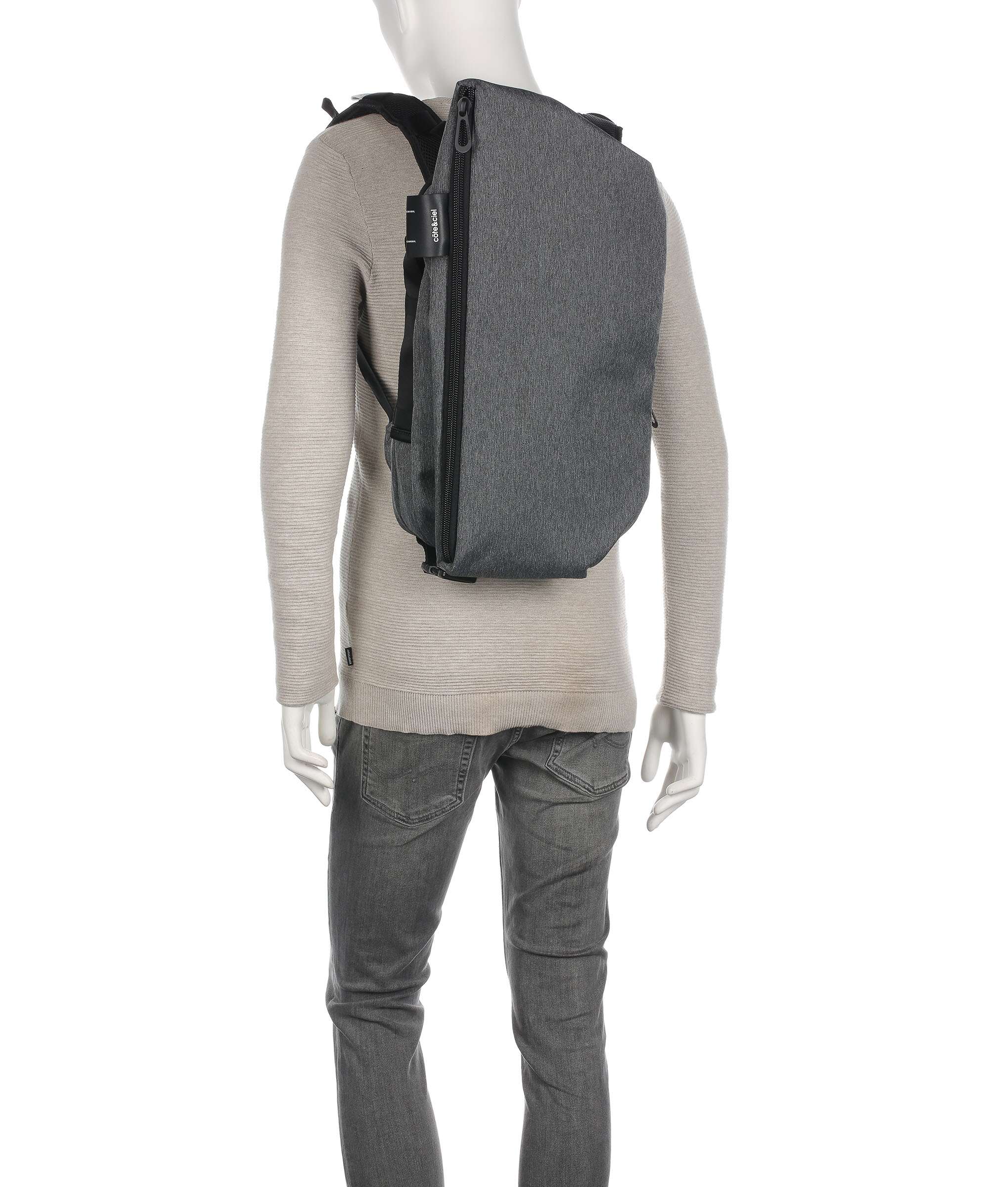 Côte&Ciel Isar Air Backpack black melange