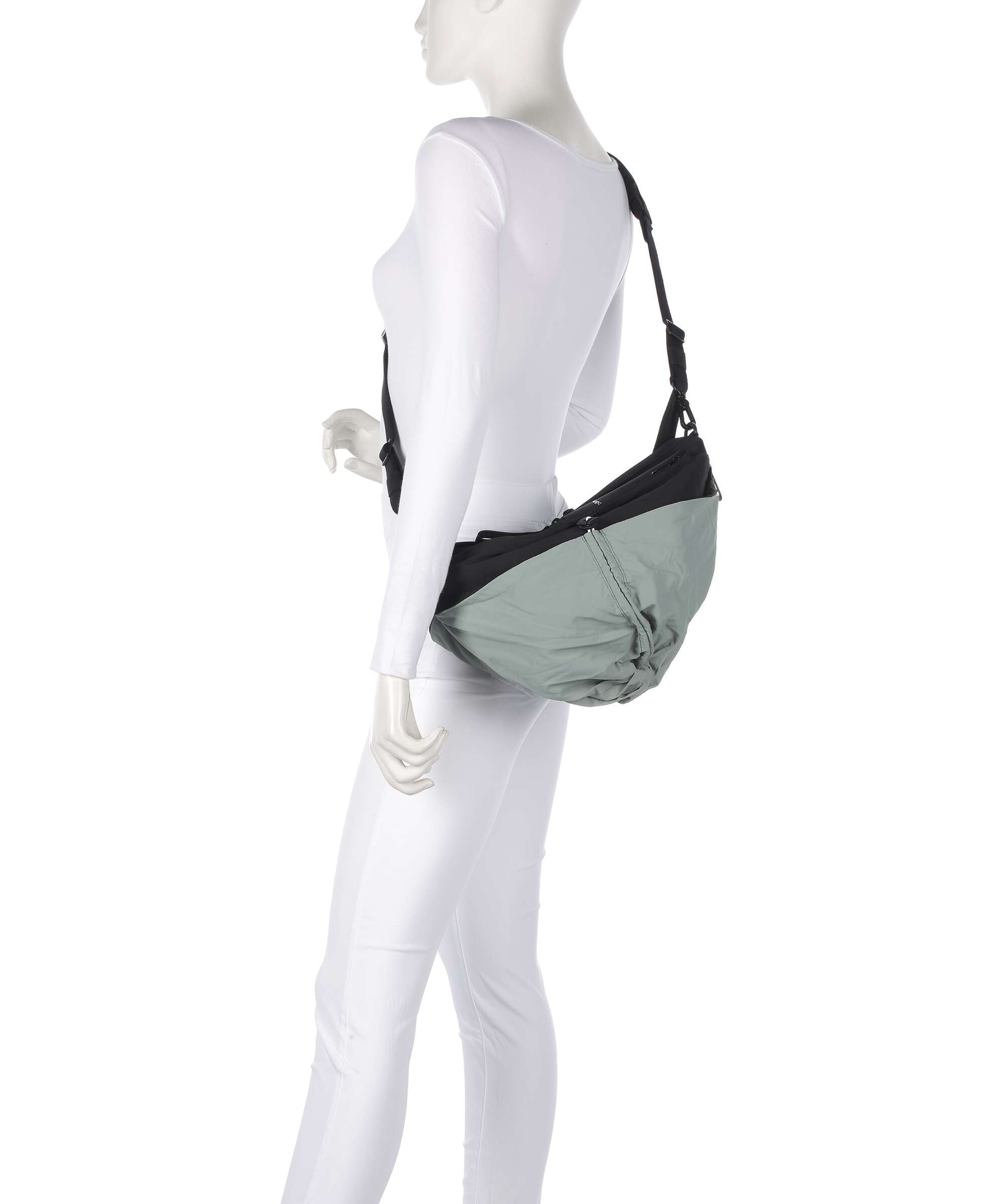 Côte&Ciel Orne Crossbody bag black/sage green