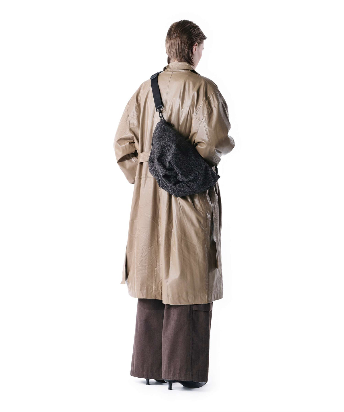 Côte&Ciel Orne Crossbody bag anthracite