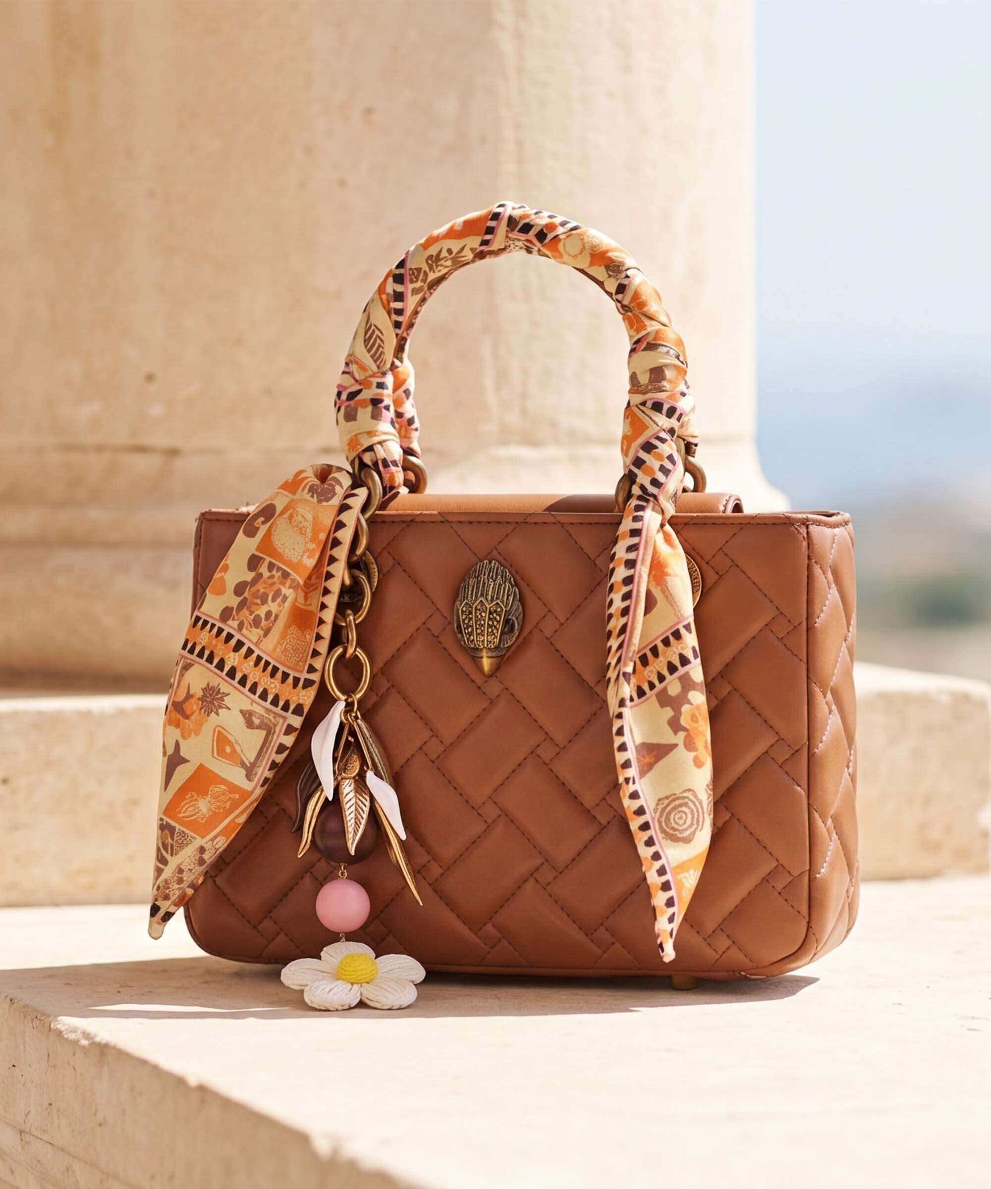Kurt Geiger Kensington Square Handbag tan combination