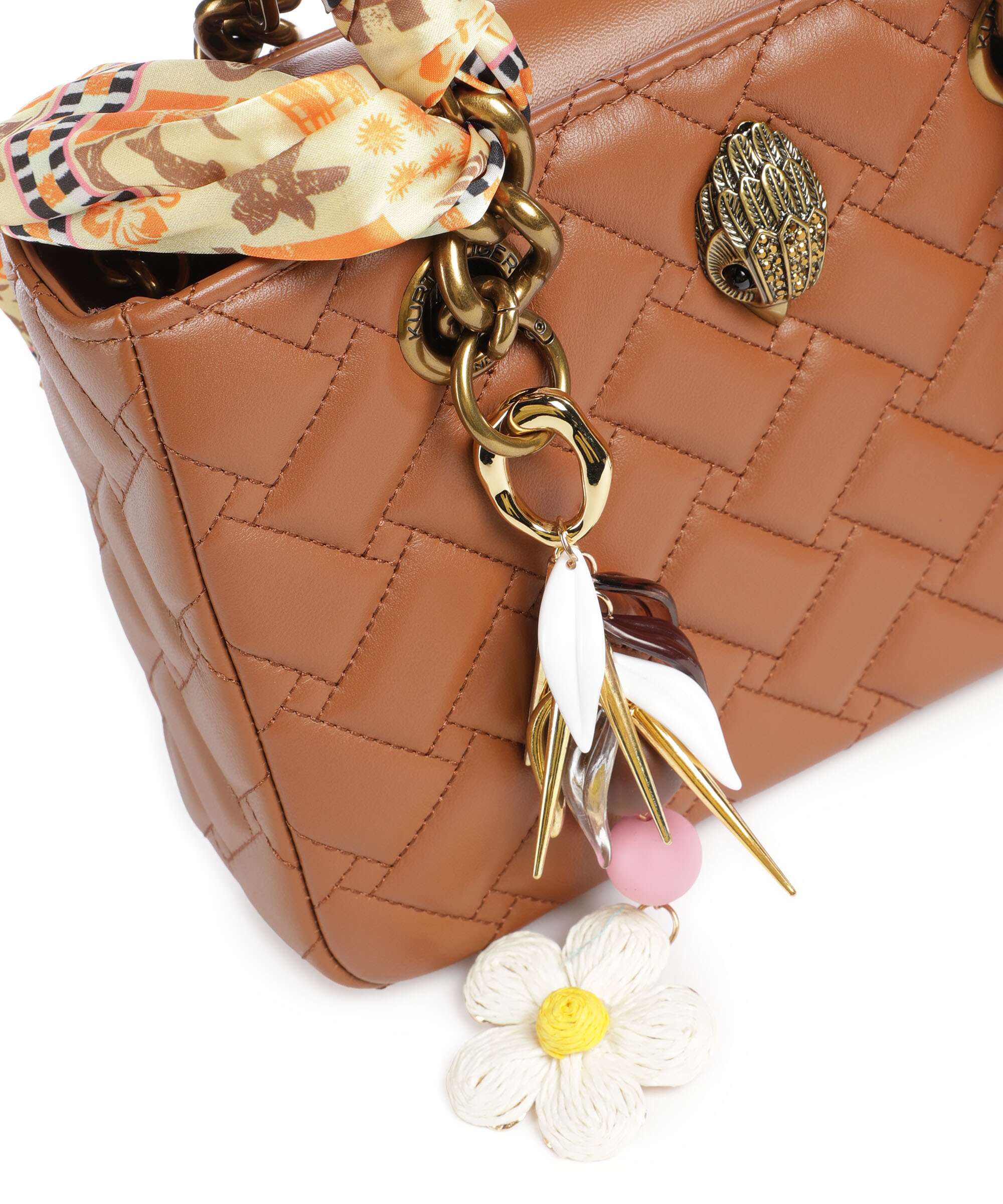 Kurt Geiger Kensington Square Handbag tan combination