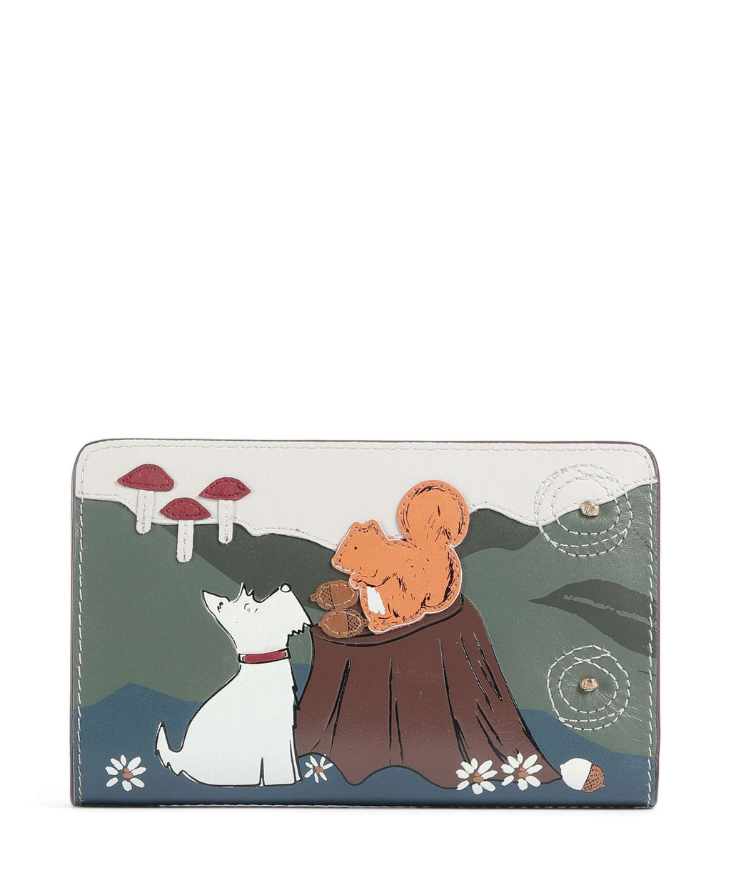 Radley London Autumn Leaves Wallet snow