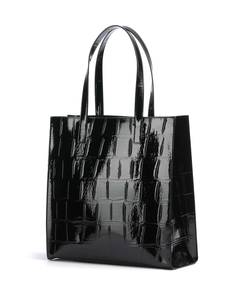Ted Baker Croccon Tote bag jet black