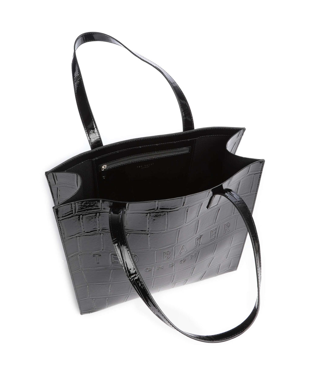 Ted Baker Croccon Tote bag jet black