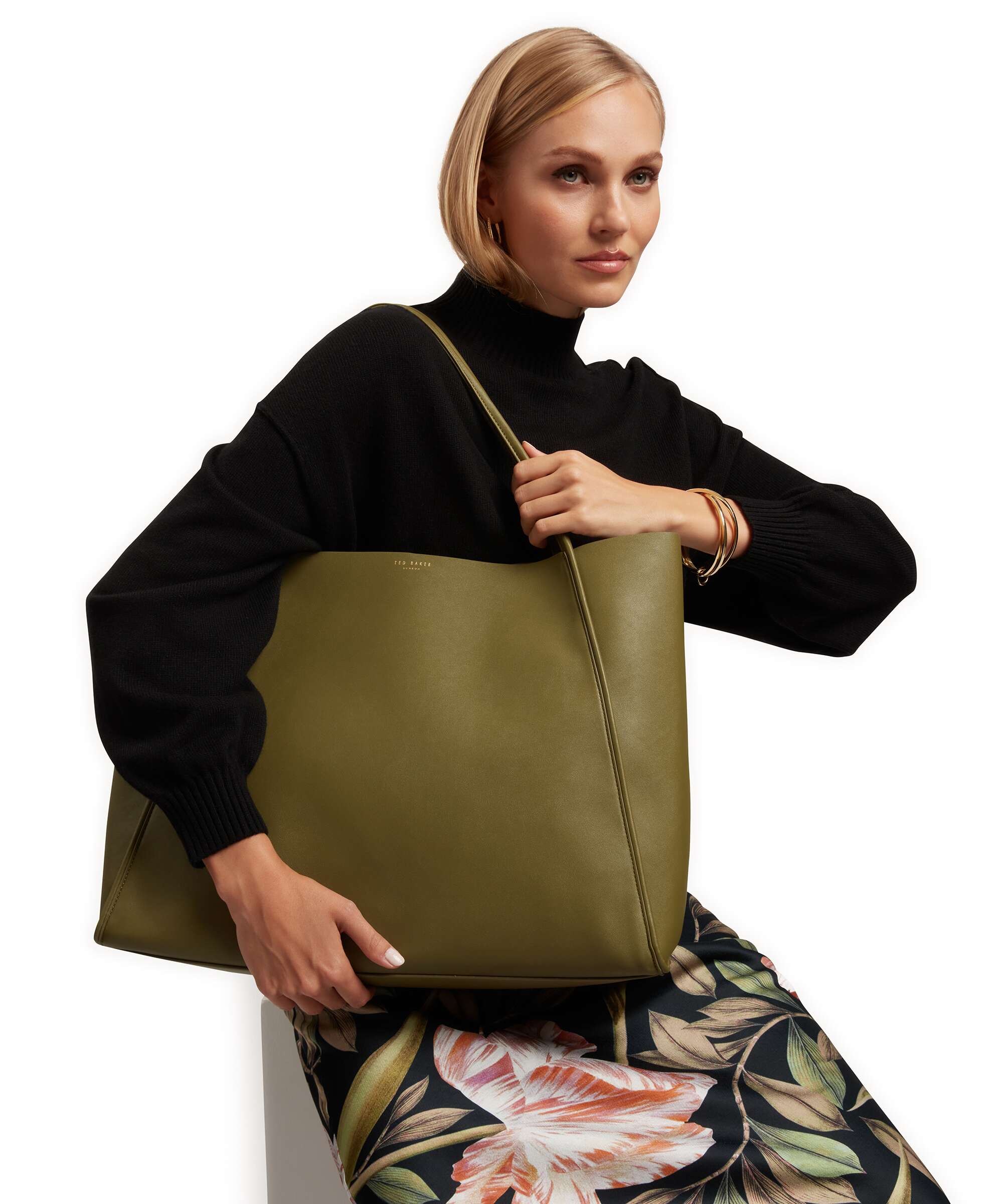 Ted Baker Blaair Tote bag khaki