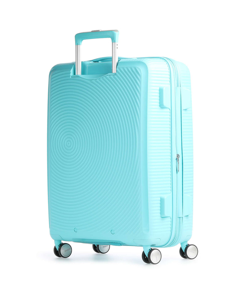 American Tourister Soundbox Spinner (4 wheels) poolside blue