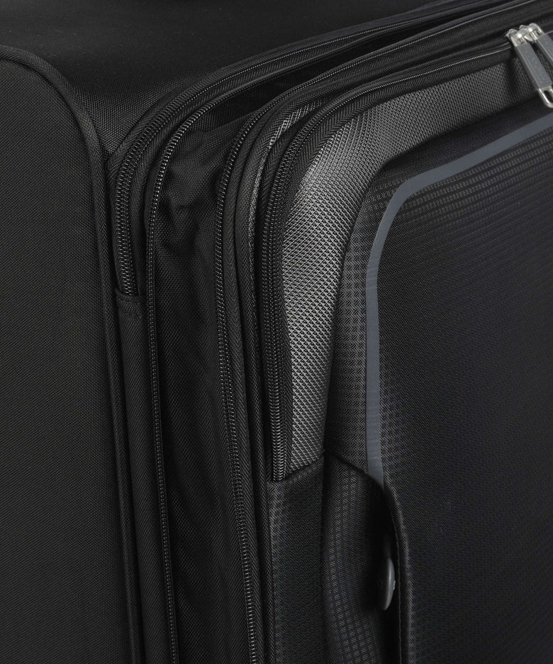 American Tourister Pulsonic Spinner (4 wheels) asphalt black