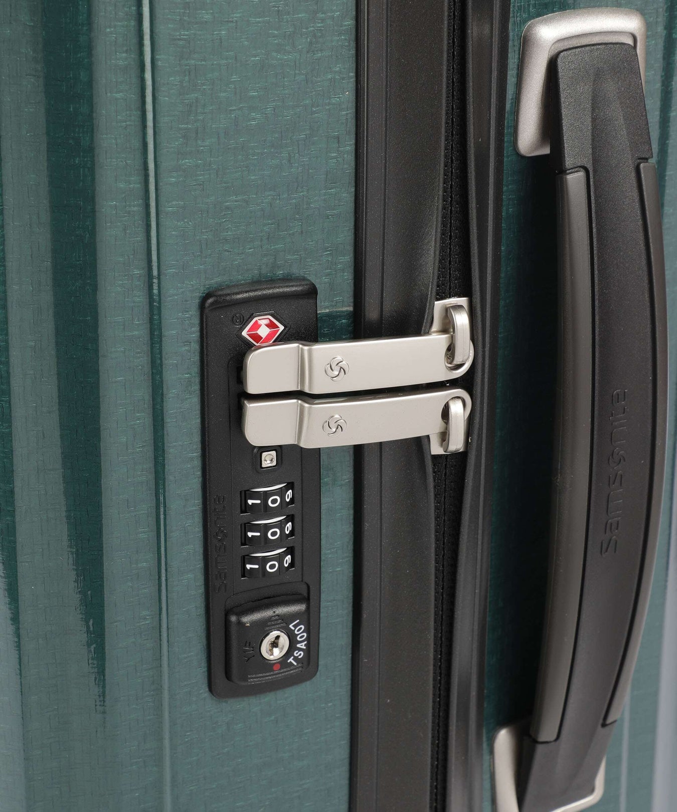 Samsonite Lite-Cube Spinner (4 wheels) racing green