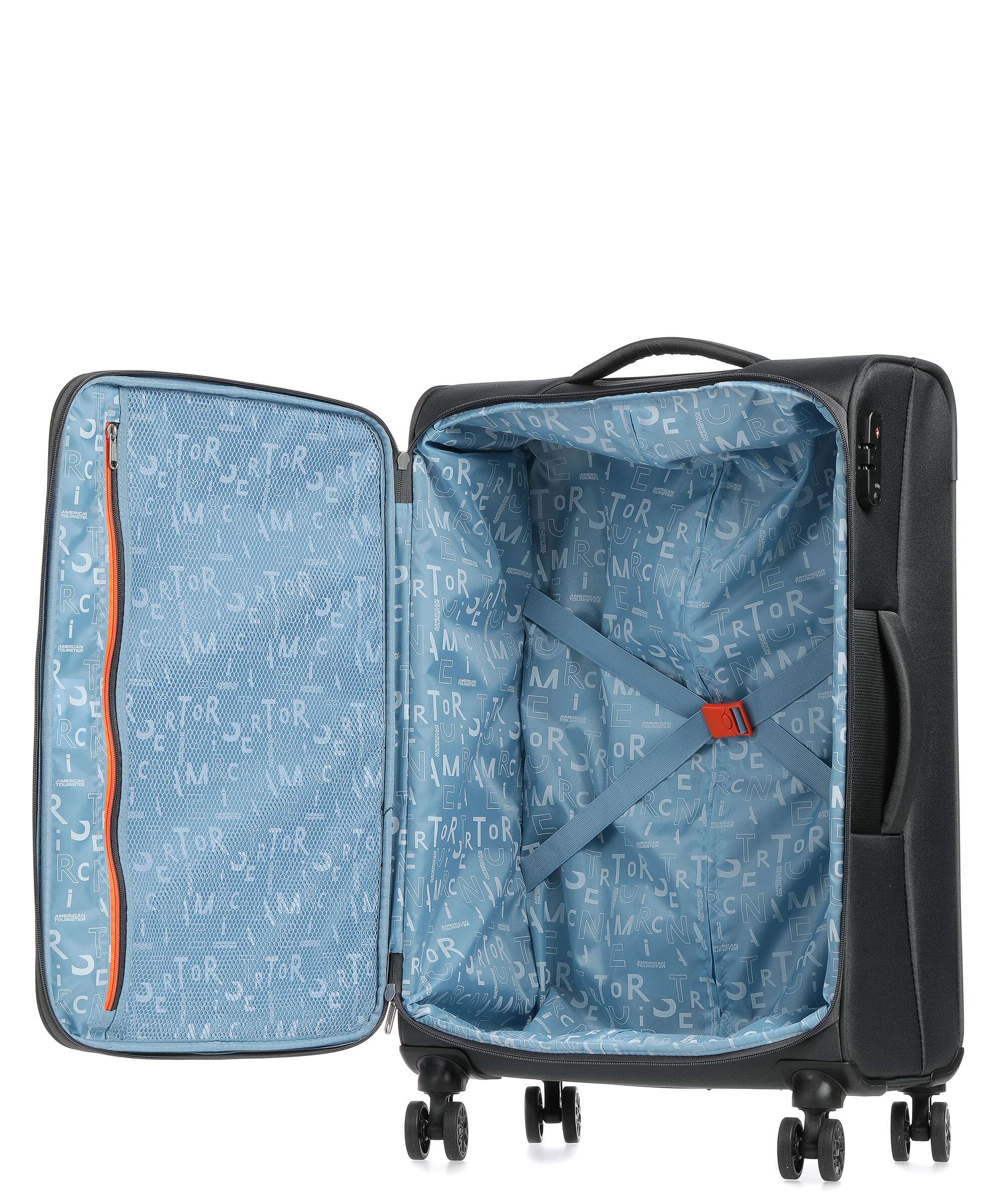 American Tourister Sea Seeker Spinner (4 wheels) charcoal grey