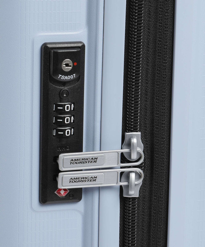 American Tourister Aerostep Spinner (4 wheels) soho grey