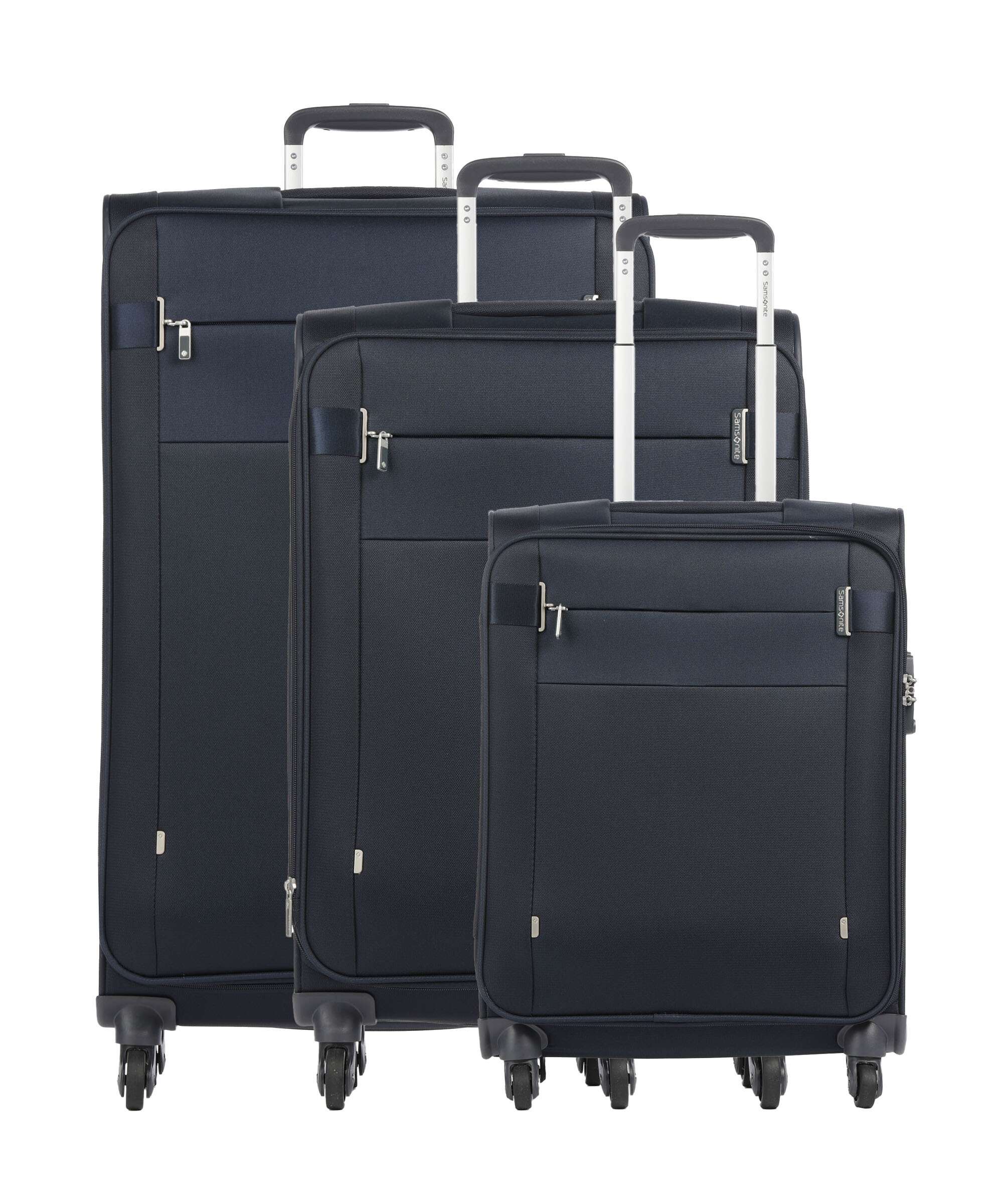 Samsonite Citybeat Suitcase set (4 wheels) navy