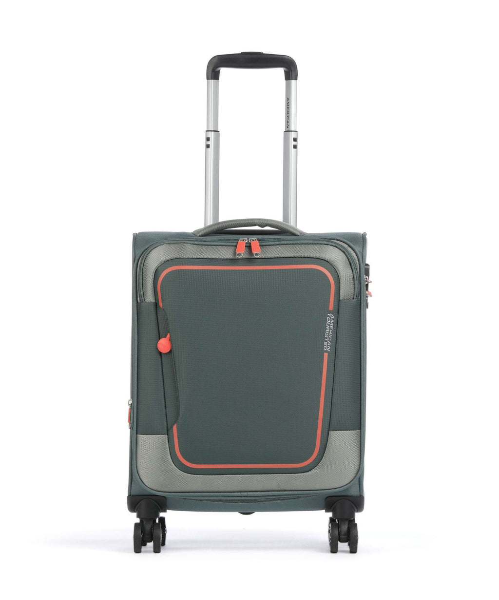 American Tourister Pulsonic Spinner (4 wheels) dark forest
