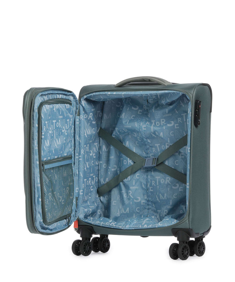 American Tourister Pulsonic Spinner (4 wheels) dark forest