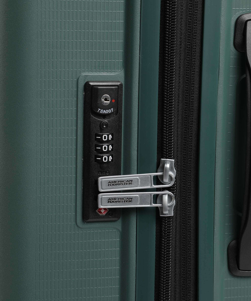 American Tourister Aerostep Spinner (4 wheels) dark forest