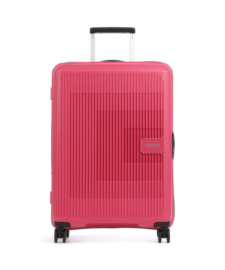 American Tourister Aerostep Spinner (4 wheels) pink flash