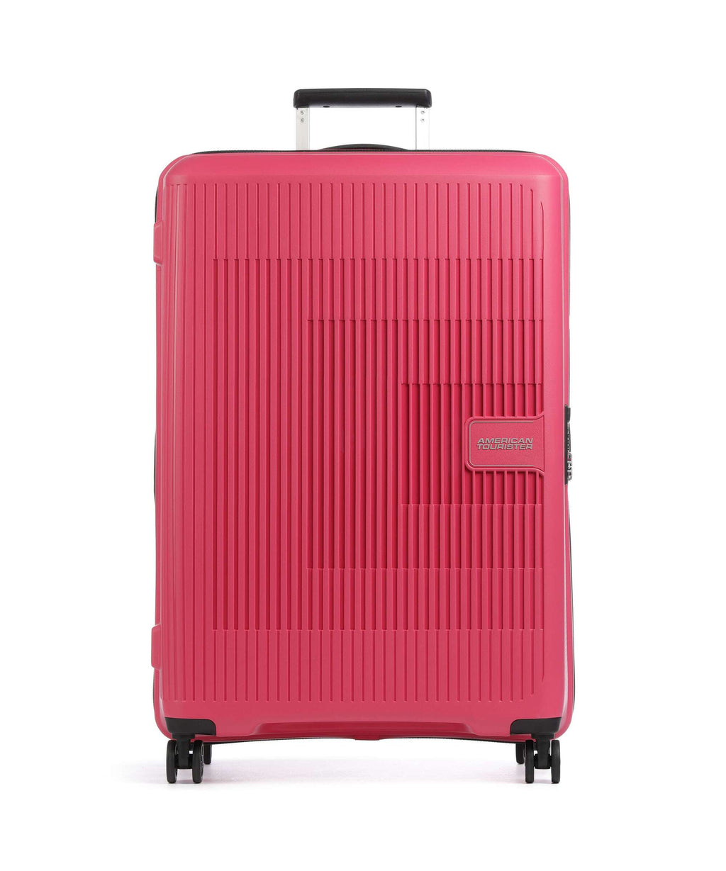 American Tourister Aerostep Spinner (4 wheels) pink flash