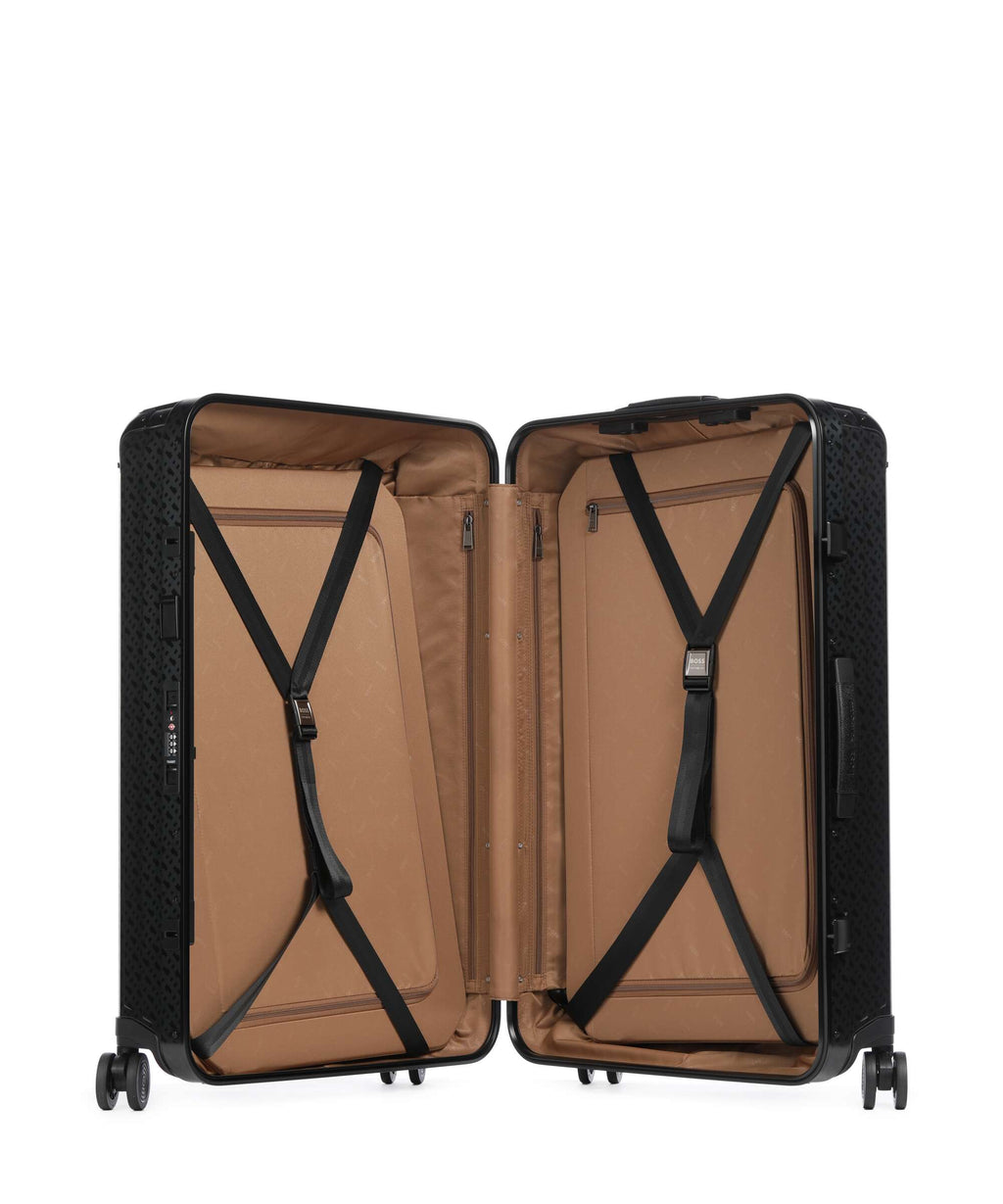 Samsonite Lite-Box Alu Boss Edition Spinner (4 wheels) graphite monogram