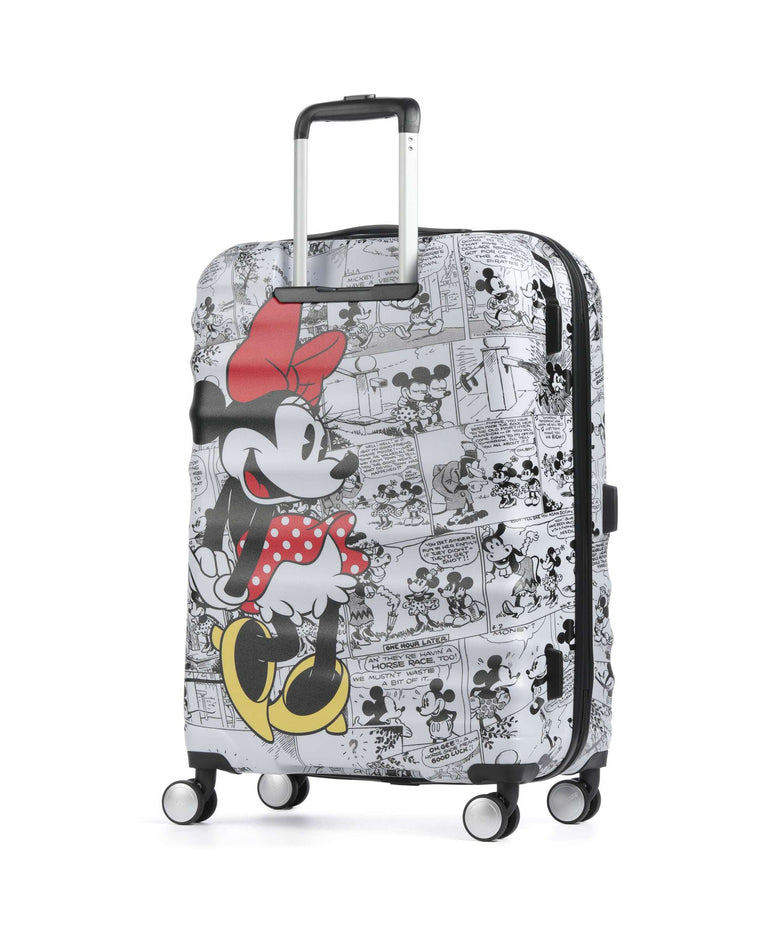 American Tourister Wavebreaker Disney Spinner (4 wheels) minnie comics/white