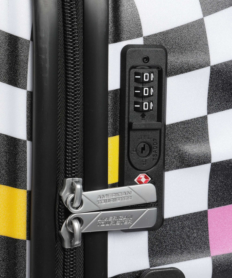 American Tourister Wavebreaker Disney Spinner (4 wheels) mickey check