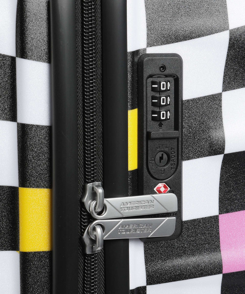 American Tourister Wavebreaker Disney Spinner (4 wheels) mickey check