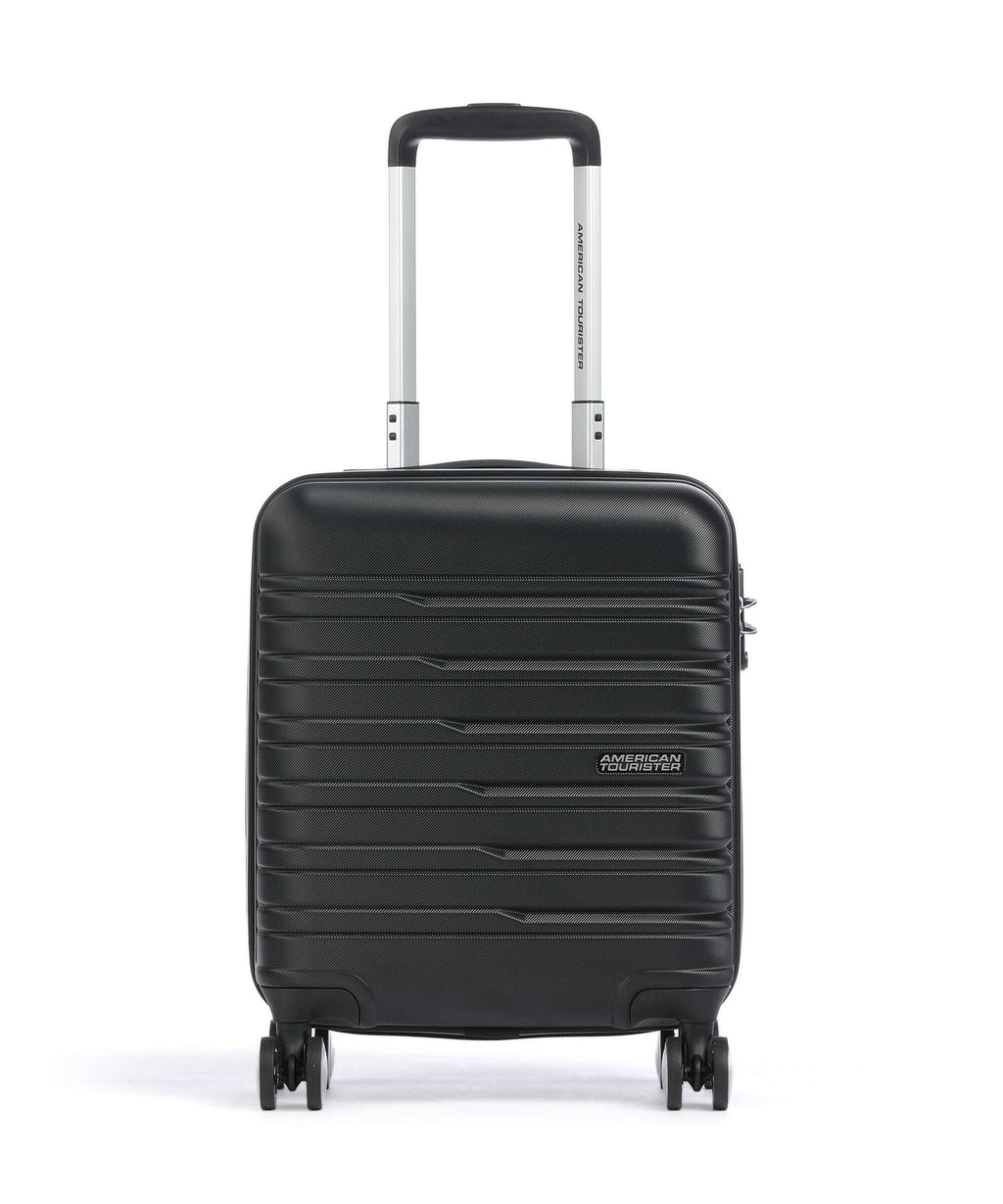 American Tourister Flashline Spinner (4 wheels) shadow black