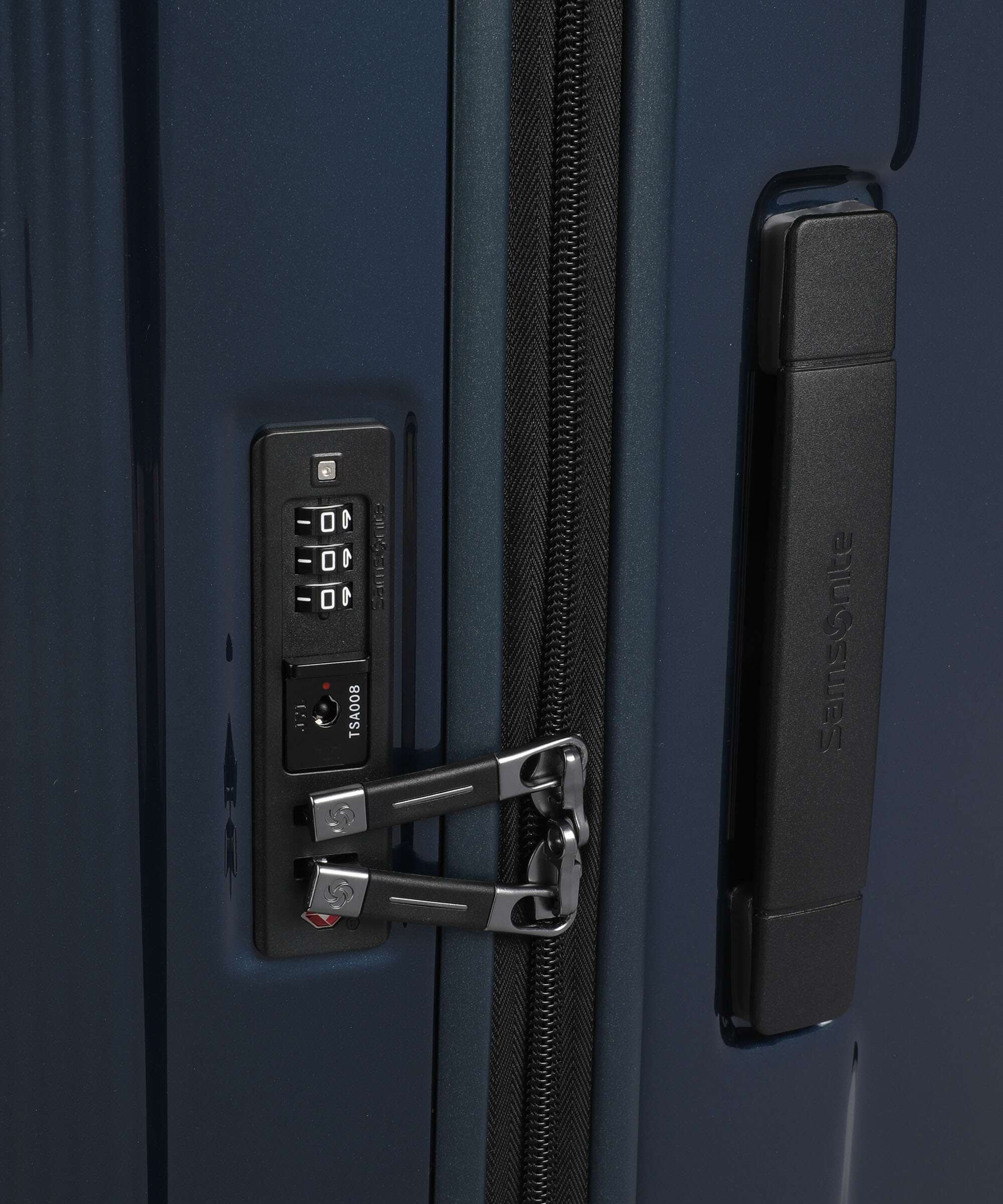 Samsonite Nuon Spinner (4 wheels) metallic dark blue