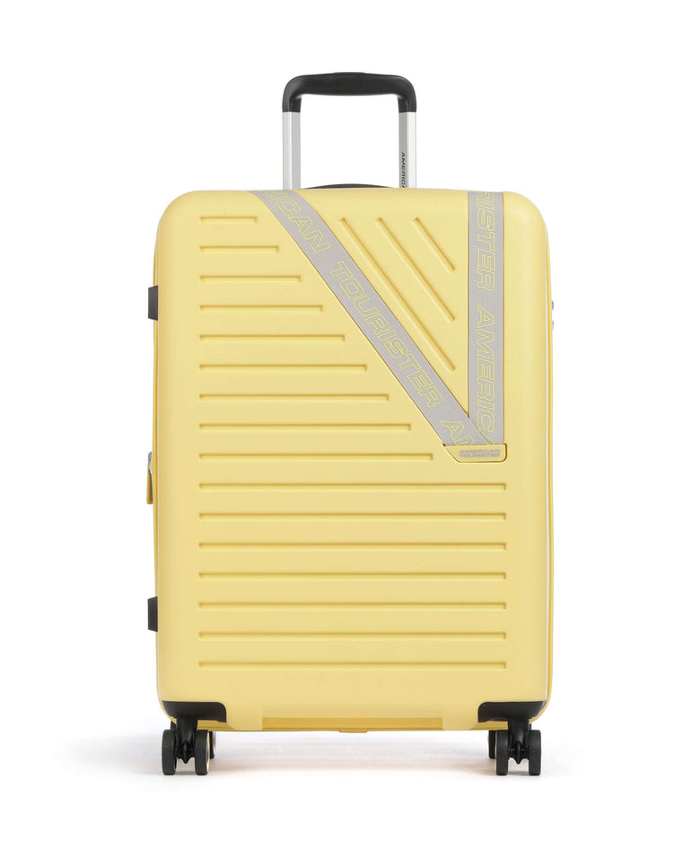 American Tourister Dynabelt Spinner (4 wheels) sunny yellow