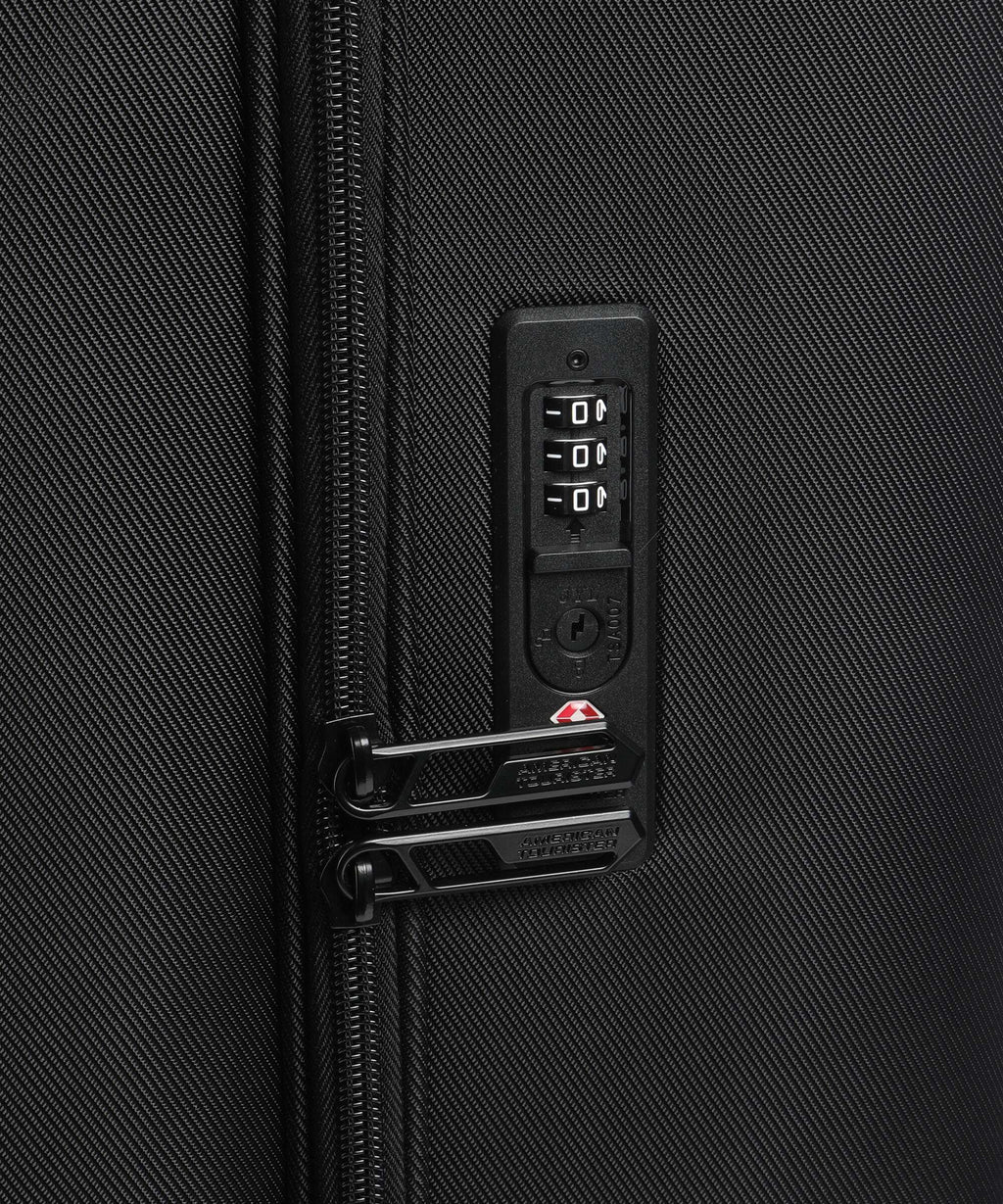 American Tourister Urban Track L Spinner (4 wheels) asphalt black