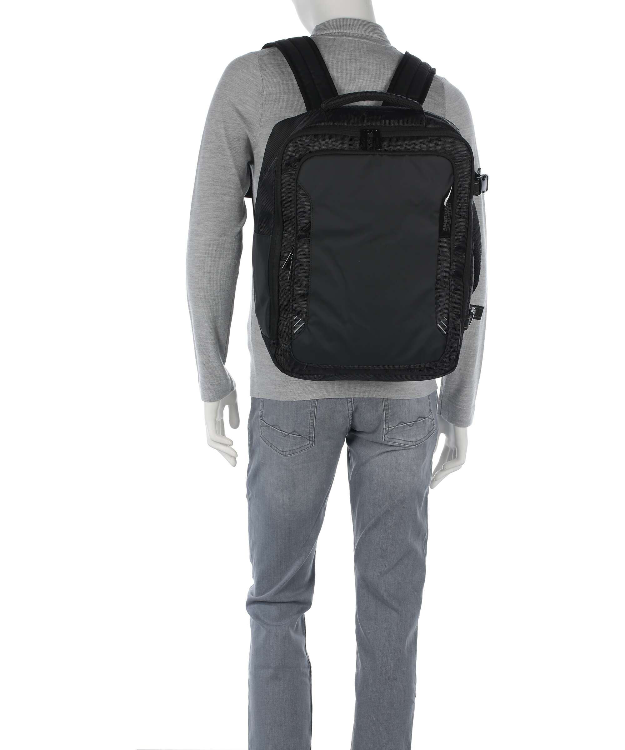 American Tourister Take2Cabin Travel backpack flash black