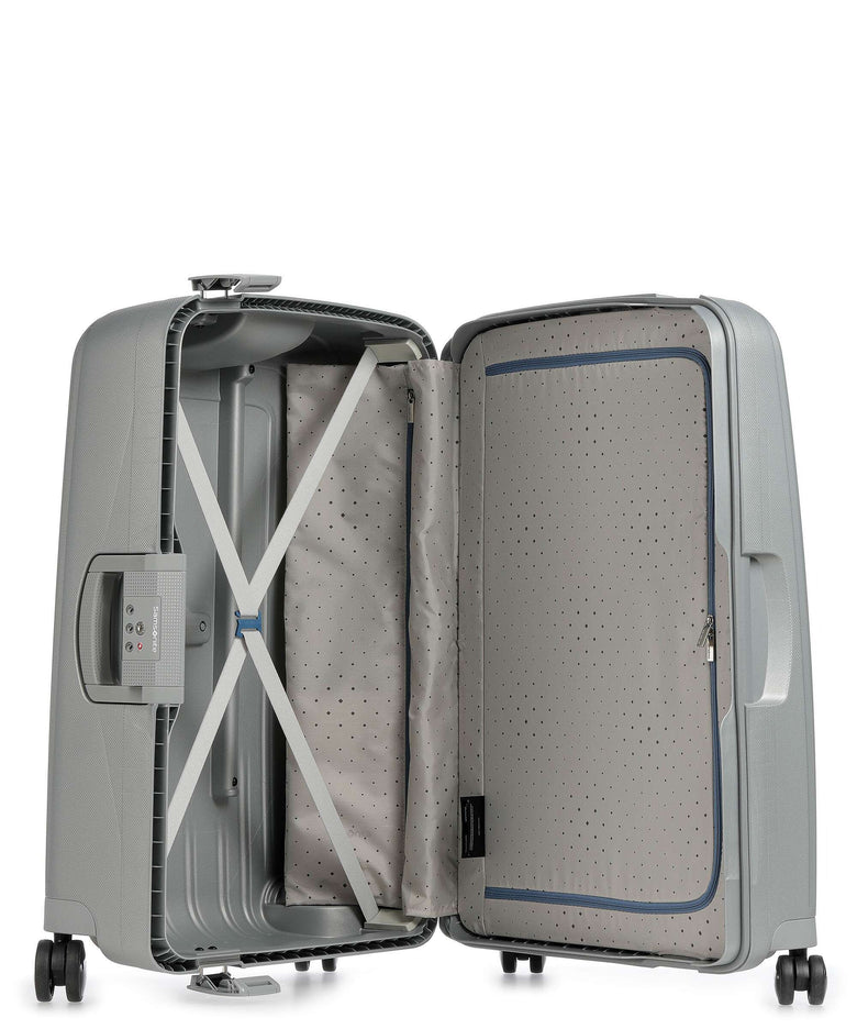 Samsonite S'Cure Spinner (4 wheels) silver