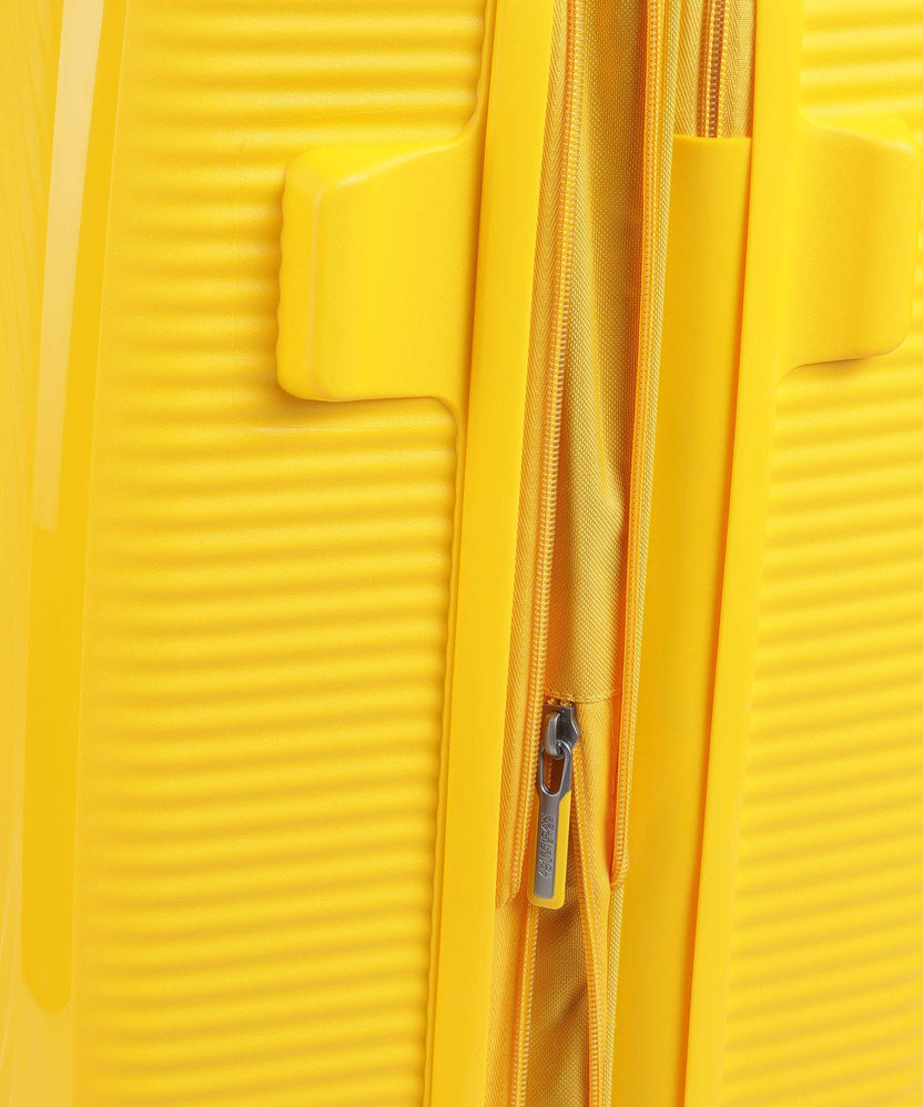 American Tourister Soundbox Spinner (4 wheels) golden yellow
