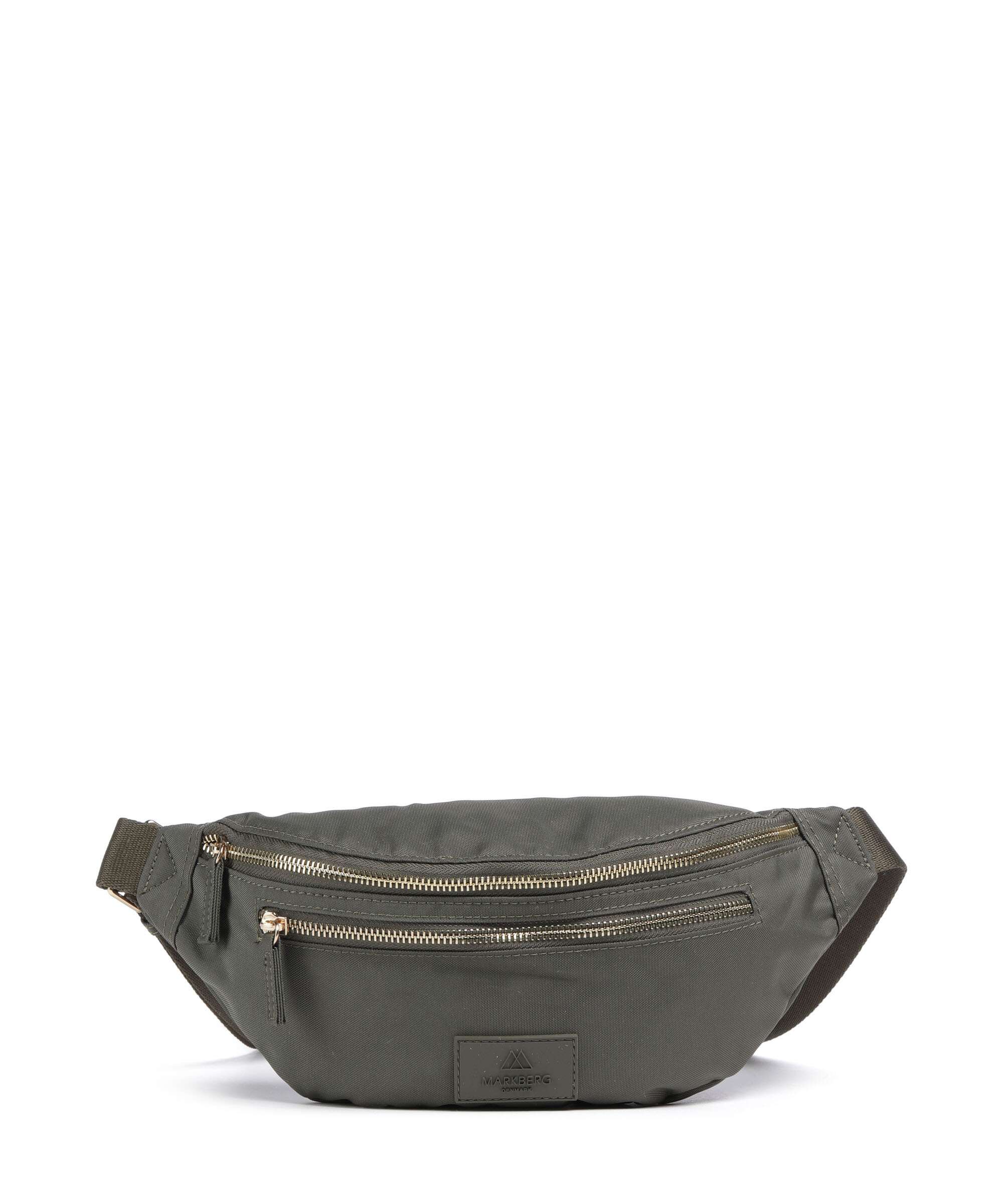 Markberg Cargo Belt bag dark olive/gold