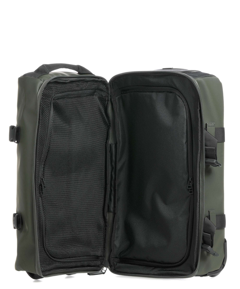 Rains Texel Travel bag with wheels green