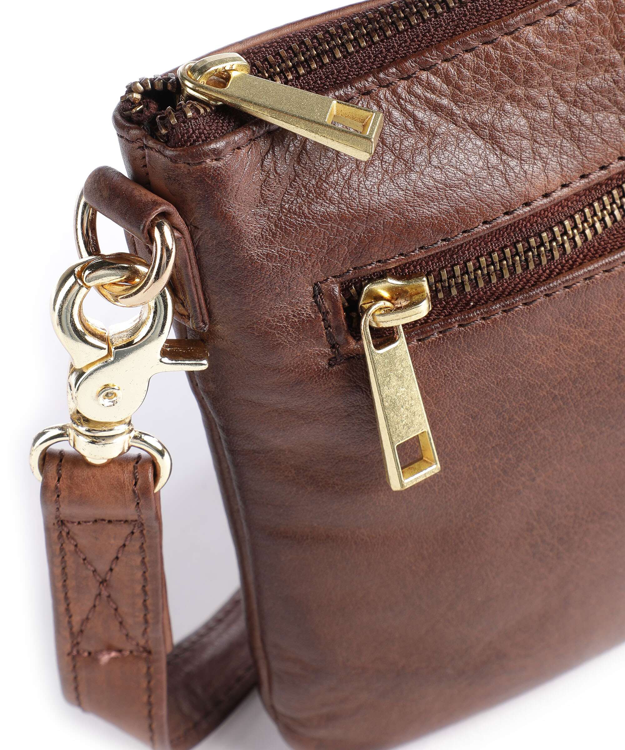 Depeche Golden Chic Crossbody bag brandy