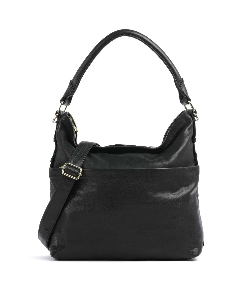 Depeche Golden Chic Hobo bag nero